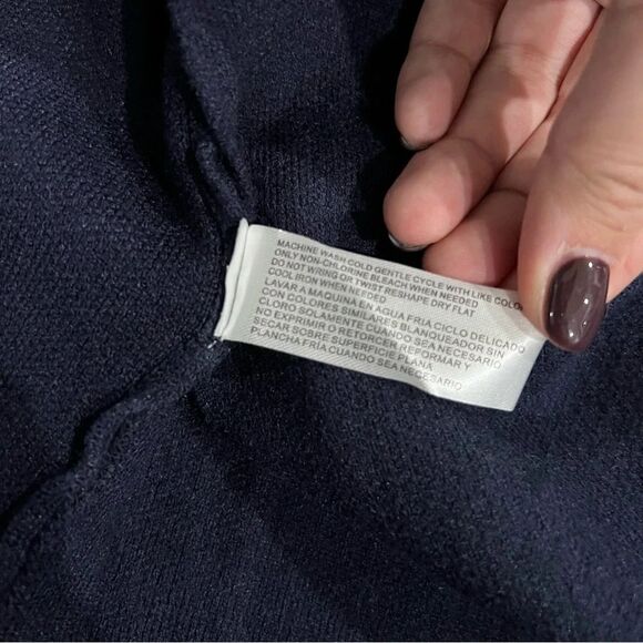 By Design Nordstrom Whitney One Button Blazer Cardigan Sweater M - Picture 7 of 7